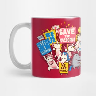 Save the Unicorns! Save the fat unicorns! Mug